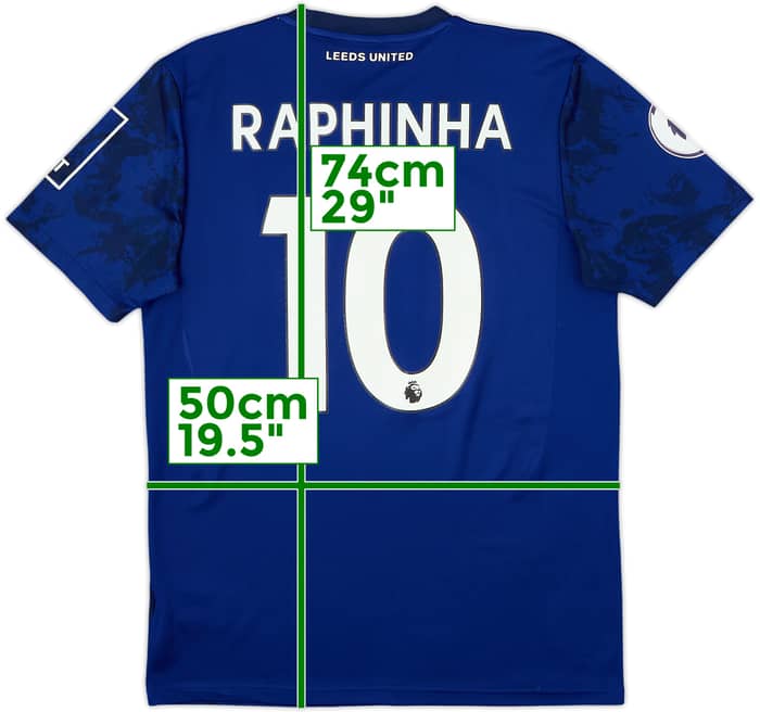 2021-22 Leeds United Away Shirt Raphinha #10 - 8/10 - (M)