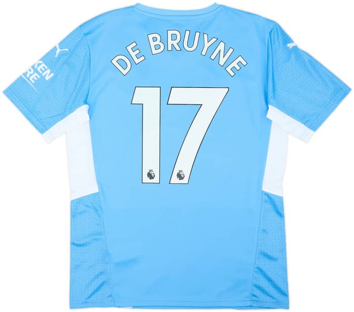 2021-22 Manchester City Home Shirt De Bruyne #17 (M)