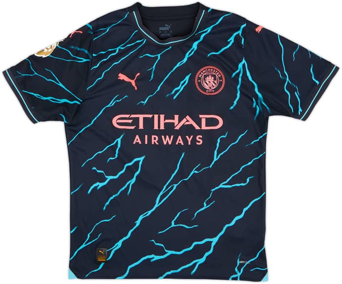 2023-24 Manchester City Third Shirt J.Alvarez #19 - 8/10 - (M)