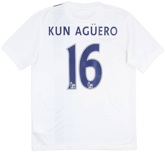2013-14 Manchester City Third Shirt Kun Aguero #16 - 8/10 - (M)