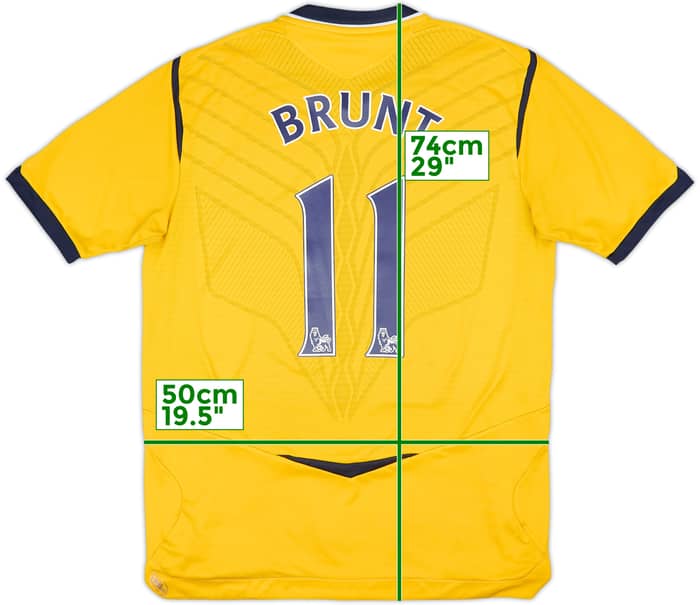 2008-09 West Brom Away Shirt Brunt #11 - 8/10 - (M)