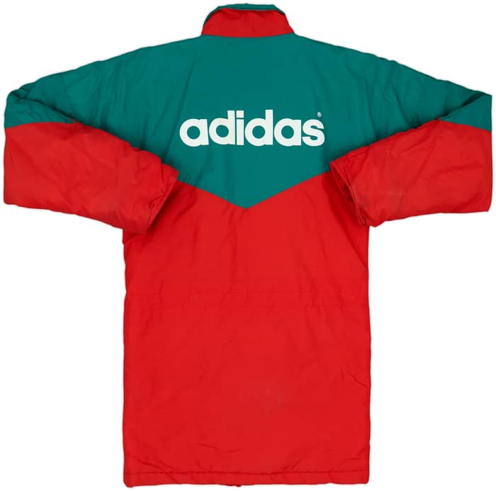 1992-93 Liverpool adidas Padded Bench Coat - 5/10 - (10-11 Years)