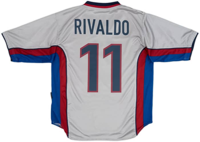 1999-01 Barcelona Away Shirt Rivaldo #11 - 6/10 - (M)