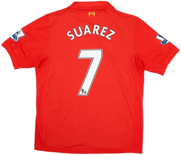 2012-13 Liverpool Maillot Domicile Suarez #7 - 6/10 - (M)