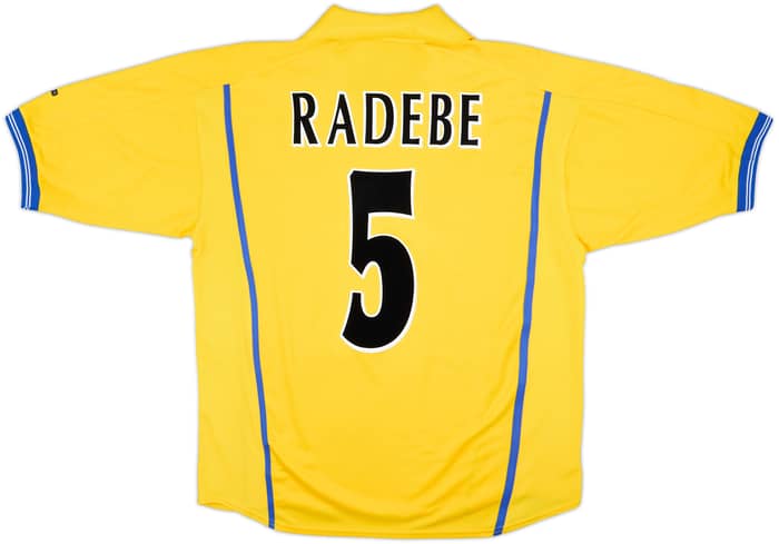 2000-02 Leeds United Away Shirt Radebe #5 - 8/10 - (S)