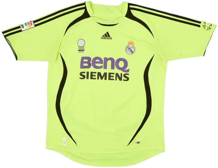 2006-07 Real Madrid GK S/S Shirt - 6/10 - (L)