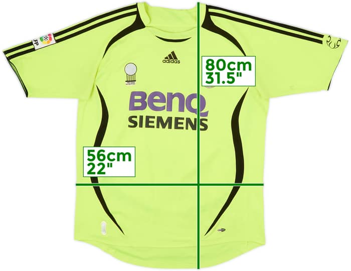 2006-07 Real Madrid GK S/S Shirt - 6/10 - (L)
