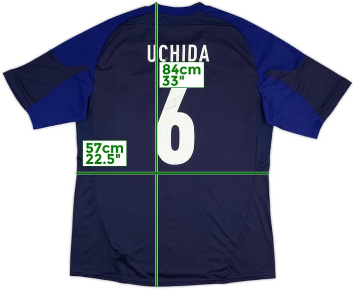 2012-13 Japan Home Shirt Uchida #6 - 5/10 - (XL)