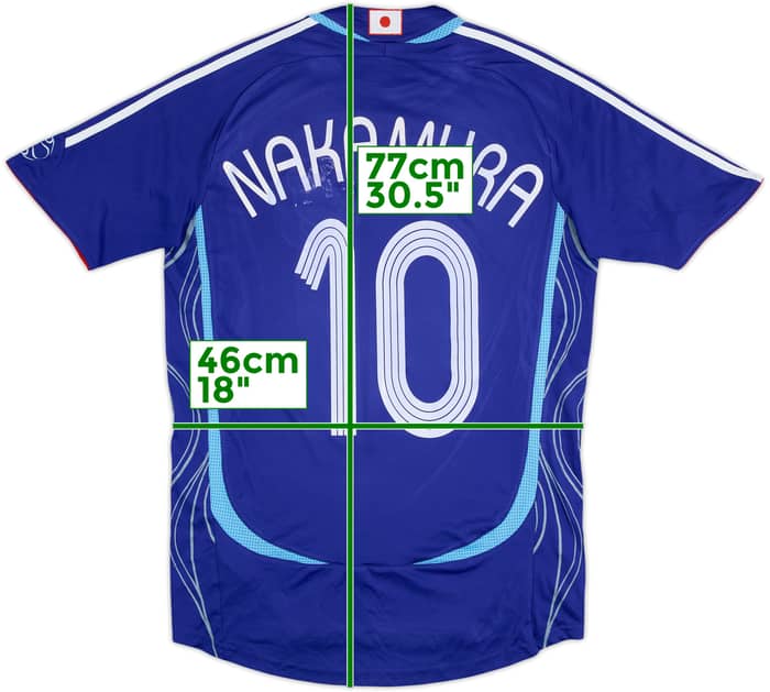 2006-08 Japan Home Shirt Nakamura #10 - 5/10 - (S)