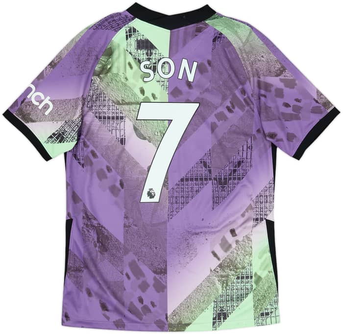 2021-22 Tottenham Third Shirt Son #7 - 10/10 - (M)