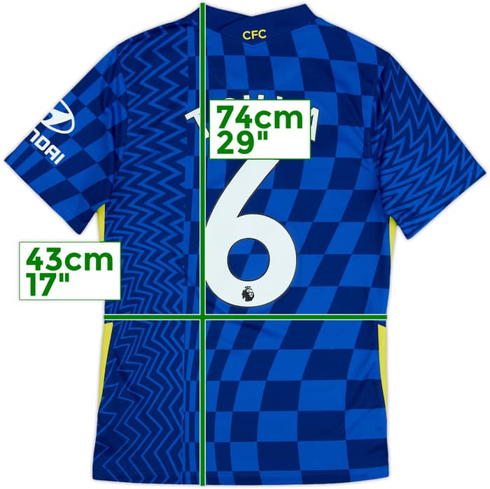 2021-22 Chelsea Home Shirt T.Silva #6 - 8/10 - (S)