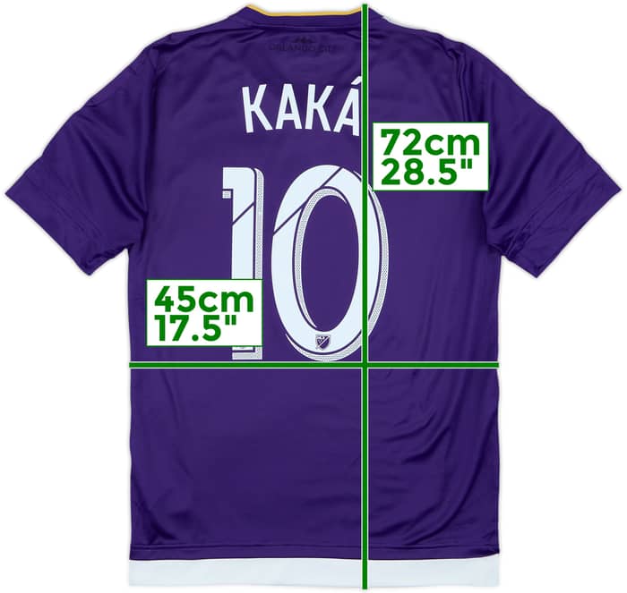 Camiseta auténtica de local del Orlando City 2015 Kaka #10 - 6/10 - (M)