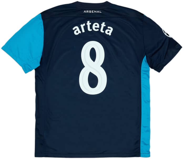 2011-12 Arsenal Away Shirt Arteta #8 - 8/10 - (L)
