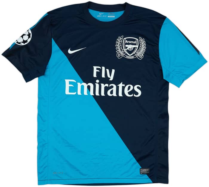 2011-12 Arsenal Away Shirt Arteta #8 - 8/10 - (M)