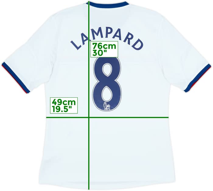 2013-14 Chelsea Away Shirt Lampard #8 - 6/10 - (M)