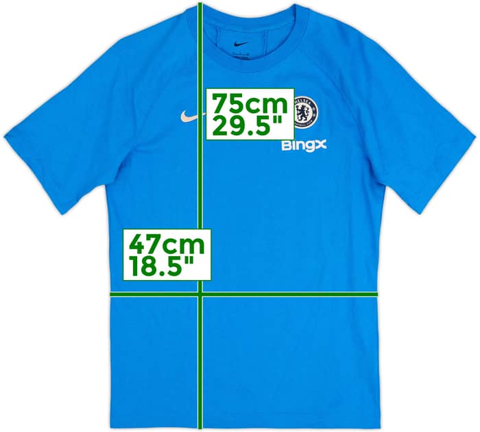 2024-25 Chelsea Nike Cotton Tee - 8/10 - (S)