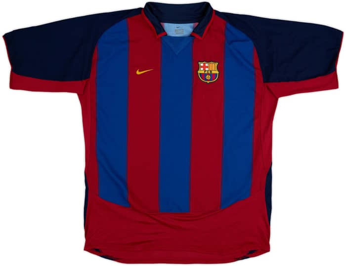 2003-04 Barcelona Home Shirt Xavi #6 - 10/10 - (XXL)