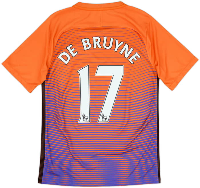 2016-17 Manchester City Third Shirt De Bruyne #17 - 6/10 - (S)