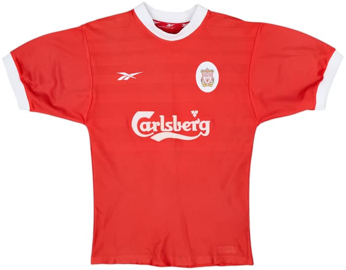 1998-00 Liverpool Home Shirt Fowler #9 - 5/10 - (S)