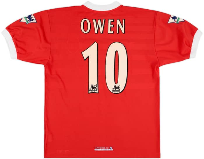 1998-00 Liverpool Home Shirt Owen #10 - 8/10 - (L)