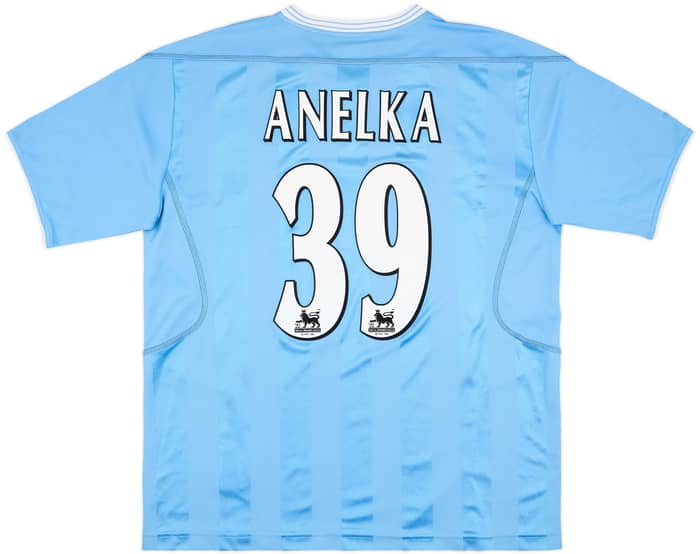 2003-04 Manchester City Home Shirt Anelka #39 - 9/10 - (XL)