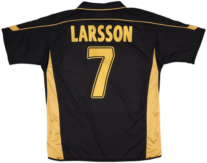 2003-04 Celtic Away Shirt Larsson #7 - 8/10 - (L)