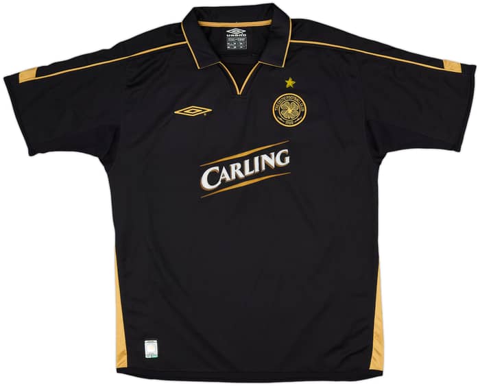 2003-04 Celtic Away Shirt Larsson #7 - 8/10 - (L)
