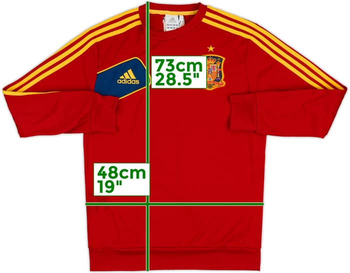 2012-13 Spain adidas Sweat Top - 6/10 - (M)