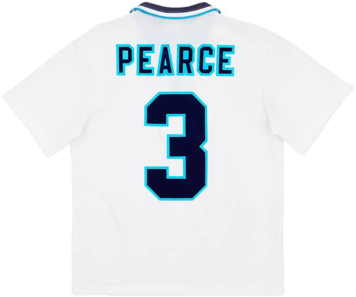 1995-97 England Home Shirt Pearce #3 - 8/10 - (M)