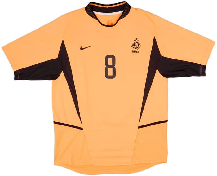 2002-04 Netherlands Home Shirt Davids #8 - 10/10 - (M)