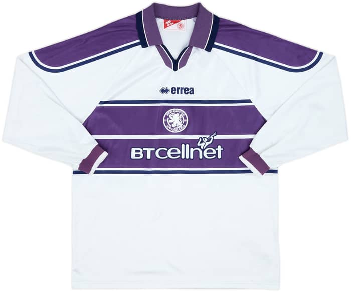 1999-00 Middlesbrough Away L/S Shirt Gascoigne #8 - 9/10 - (L)