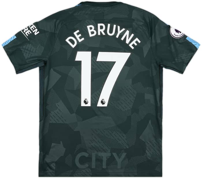 2017-18 Manchester City Third Shirt De Bruyne #17 - 7/10 - (M)