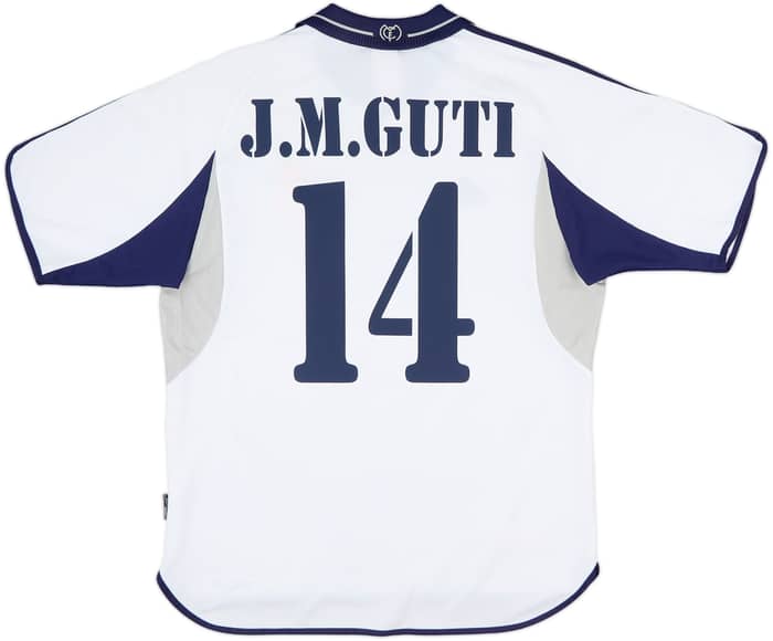 2000-01 Real Madrid Home Shirt J.M.Guti #14 - 6/10 - (M)