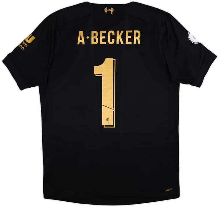 2019-20 Liverpool GK Shirt A.Becker #1 - 8/10 - (M)