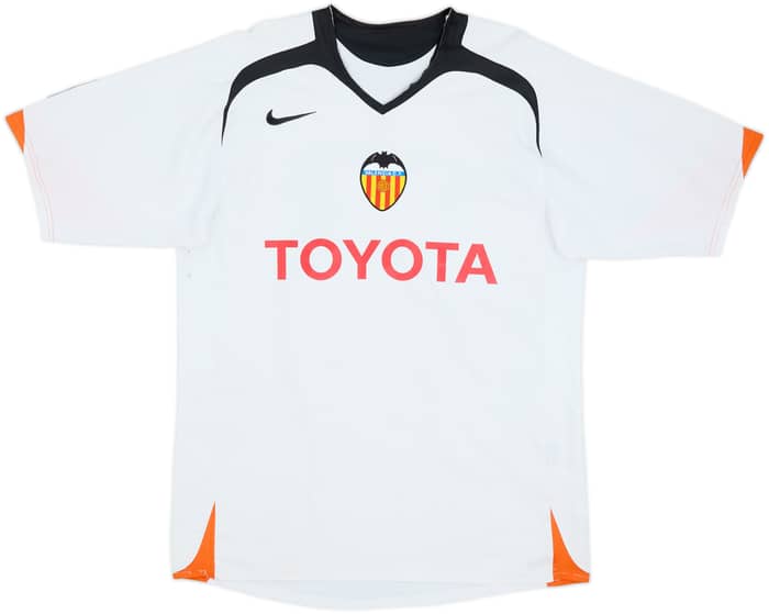 2005-06 Valencia Home Shirt David Villa #7 - 6/10 - (M)