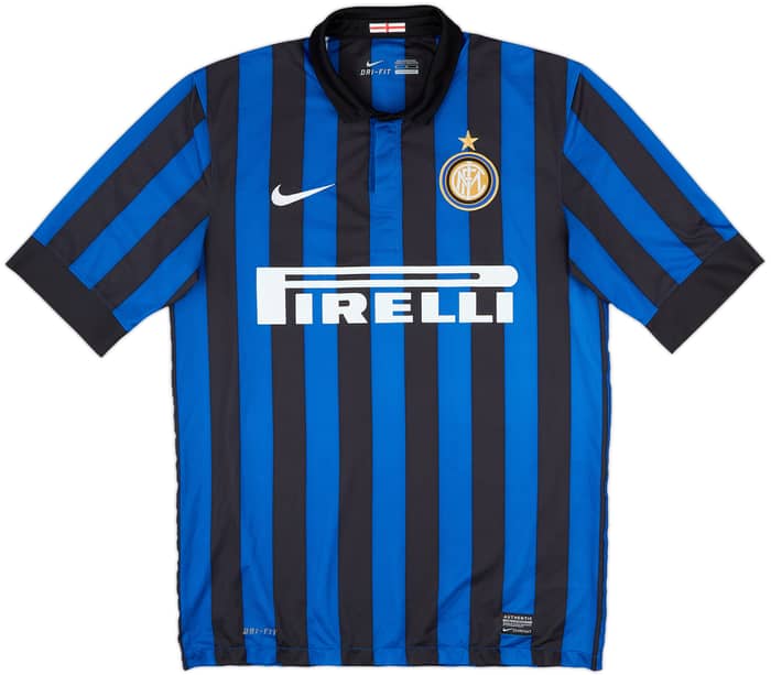2011-12 Inter Milan Home Shirt Milito #22 - 9/10 - (M)