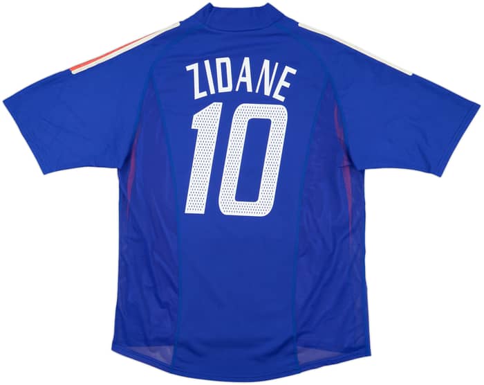 2002-04 France Player Issue Home Shirt Zidane #10 - 6/10 - (L)
