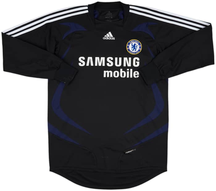 2007-08 Chelsea Player Issue GK Shirt Cech #1 - 6/10 - (M)