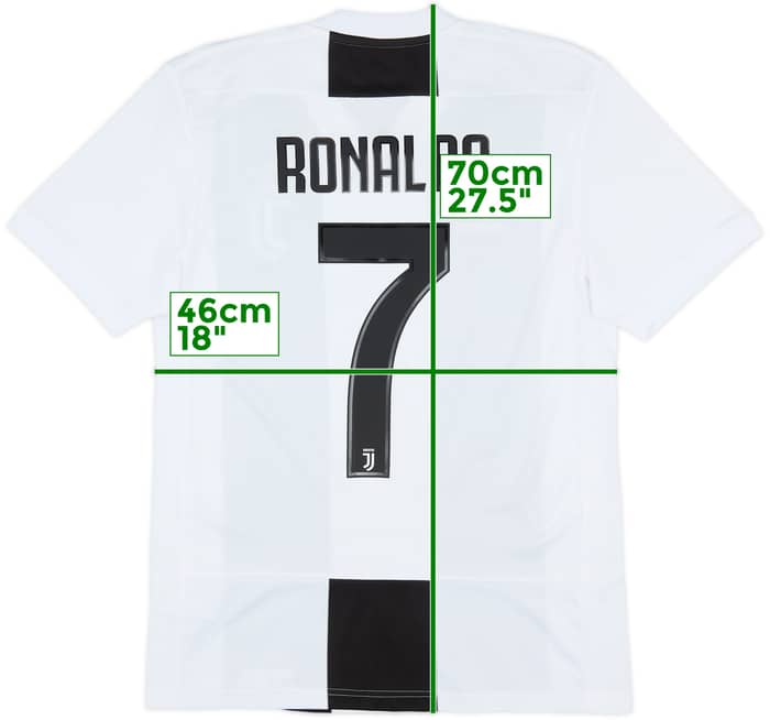 2018-19 Juventus Home Shirt Ronaldo #7 - 8/10 - (S)