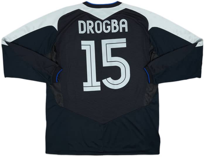 2004-05 Chelsea Away L/S Shirt Drogba #15 - 9/10 - (XL)