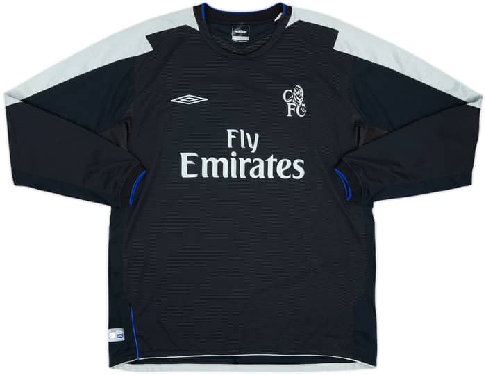 2004-05 Chelsea Away L/S Shirt Drogba #15 - 9/10 - (XL)