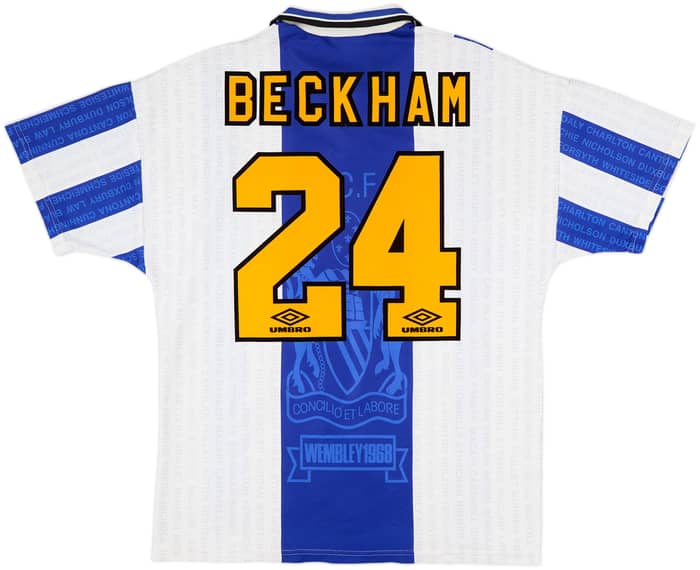 1994-96 Manchester United Third Shirt Beckham #24 - 9/10 - (L)