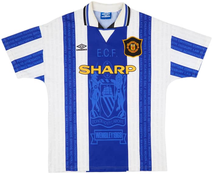 1994-96 Manchester United Third Shirt Beckham #24 - 9/10 - (L)