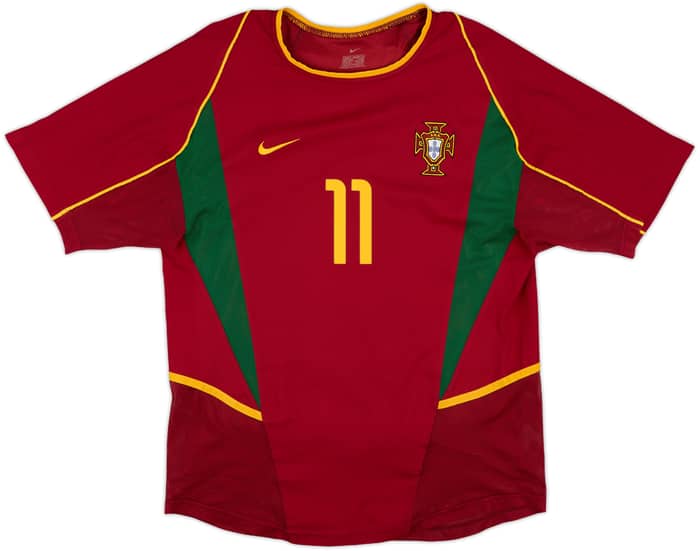 2002-04 Portugal Player Issue Home Shirt C.Ronaldo #11 - 9/10 - (S)