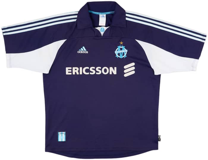 1999-00 Olympique Marseille Away Shirt Pires #7 - 8/10 - (L)