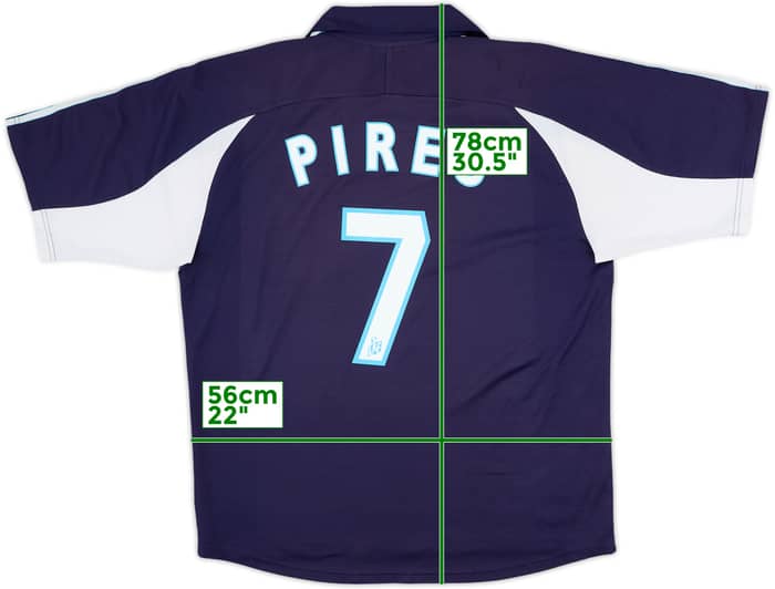 1999-00 Olympique Marseille Away Shirt Pires #7 - 8/10 - (L)