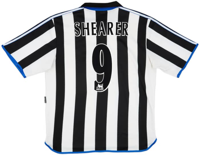1999-00 Newcastle Home Shirt Shearer #9 - 7/10 - (XL)