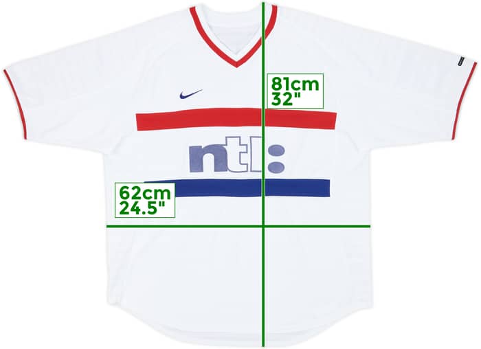 2000-01 Rangers Away Shirt - 9/10 - (XXL)