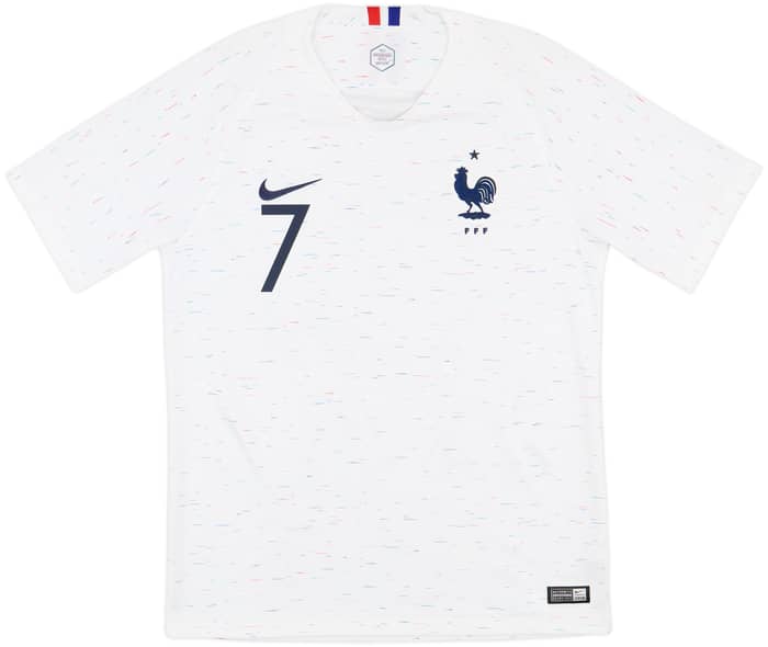 2018 France Away Shirt Griezmann #7 - 8/10 - (M)
