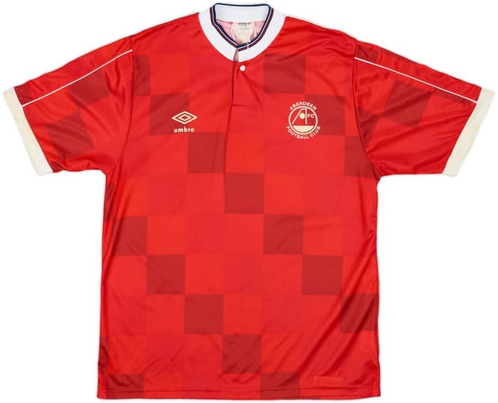 1987-90 Aberdeen Home Shirt - 7/10 - (L)